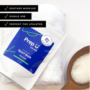 Prep U Sport Bath Soak Muscle Recovery