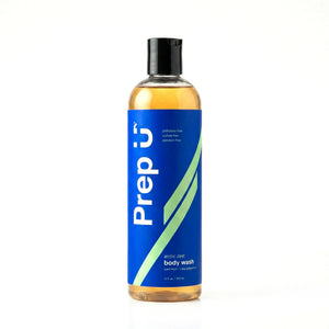 Prep U Arctic Zest Body Wash — cryo-citrus natural body wash for teens with bright citrus and cool mint, sulfate-free