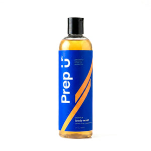 Prep U Solstice Body Wash — solar recovery natural body wash for teen boys with bright citrus and warm amber scent, sulfate-free