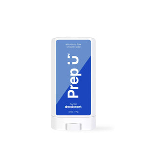 Hunter Mini Natural Deodorant - aluminum-free stick with a bold blue design, perfect for on-the-go freshness.