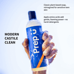 Prep U Solstice natural body wash — sulfate-free teen body wash with bright citrus and warm amber scent