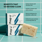 Natural oatmeal and peppermint soap by Prep U — 91% SkinSAFE rated energizing bar for sensitive teen skin