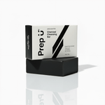 Prep U Charcoal Bar Soap — handcrafted activated charcoal and walnut hull bar for deep pore cleansing