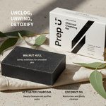 Charcoal bar for forehead bumps and bacne — Prep U pulls out sunscreen and sweat residue post-workout