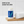 Deodorant stick with towel on wooden board against white tiled wall
