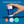 Hand holding a blue and white Prep U deodorant stick with certification logos on a blue background