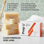 Prep U Tea Tree bar soap packaging — natural antibacterial soap for active teens with woodsy herbal scent