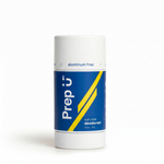 Prep U Sun Vibe aluminum-free deodorant stick — closed product shot, tangerine cedarwood scent
