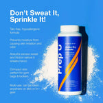 Prep U body powder without talc
