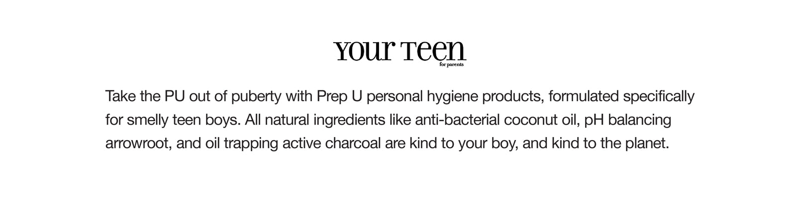 Prep U  Clean Hygiene for Guys