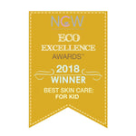 Prep U 2018 Eco Excellence Award winner for best skin care for kids, showcasing sustainable and eco-friendly products.