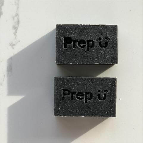 Exfoliating Activated Charcoal Bar Soap with Bentonite Clay - Unscented (2pk) Personal Care Prep U 